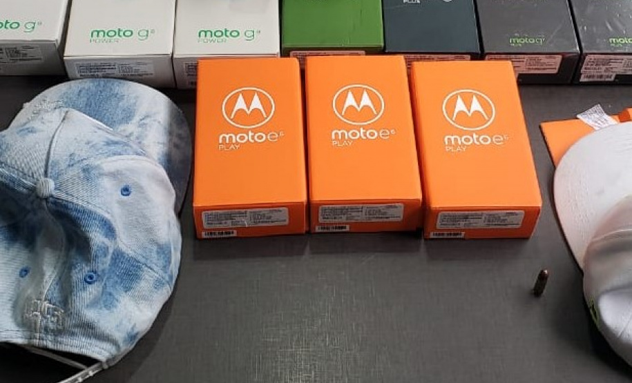 PM recupera 30 celulares roubados de loja em São José dos Pinhais, na RMC