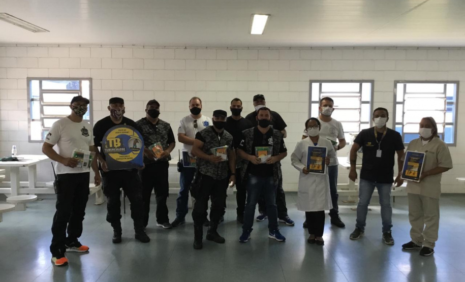 Casa de Custódia de Piraquara participa do projeto “Prisões Livres da Tuberculose”