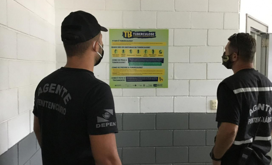 Casa de Custódia de Piraquara participa do projeto “Prisões Livres da Tuberculose”