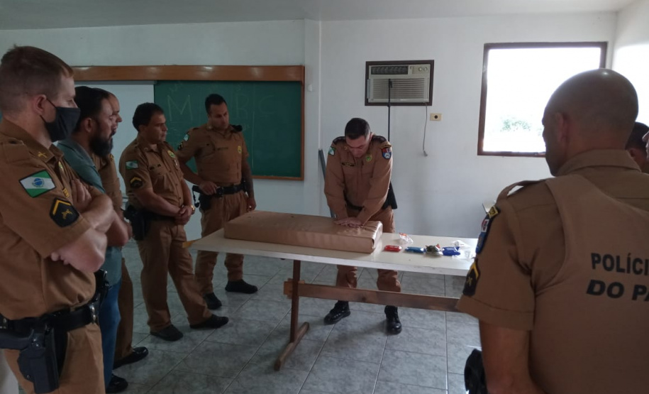 Policiais militares do Centro-Sul recebem treinamento sobre Atendimento Pré-Hospitalar Tático