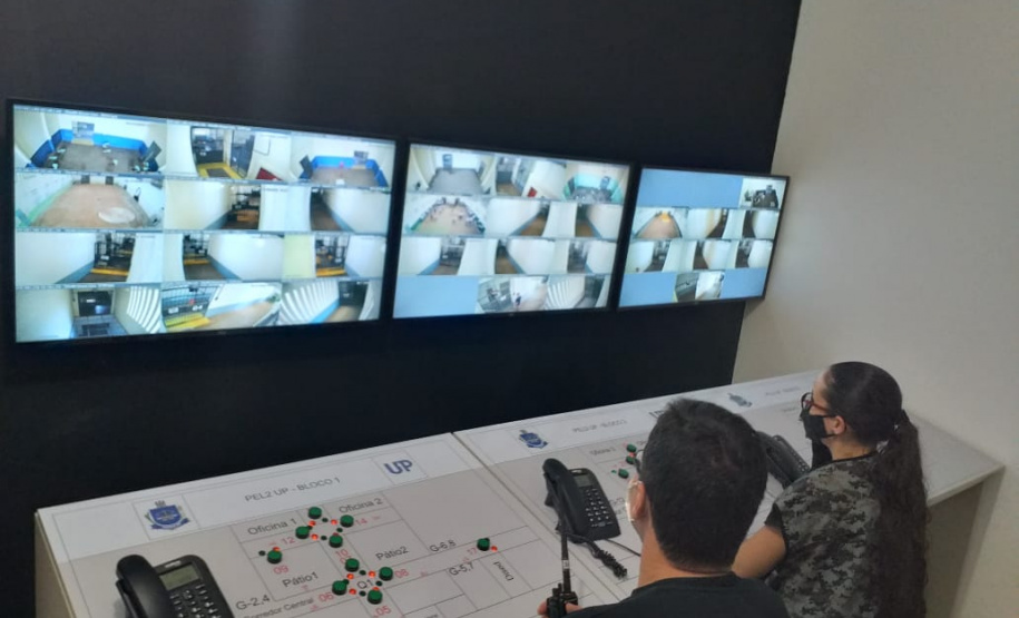 Central de Controle de Quadrantes é instalada na Penitenciária Estadual de Londrina II