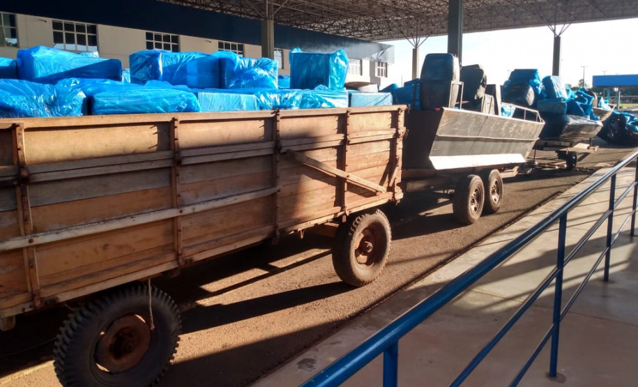 OPERAÇÃO HÓRUS: PCPR, PMPR e PF apreendem cigarros paraguaios avaliados em R$ 1 milhão