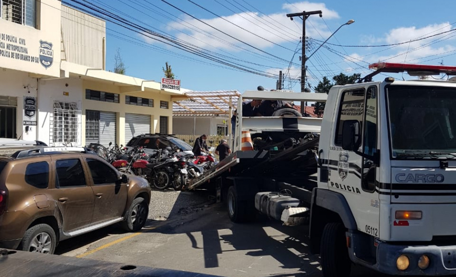 Delegacia de Rio Branco do Sul não tem mais veículos apreendidos parados