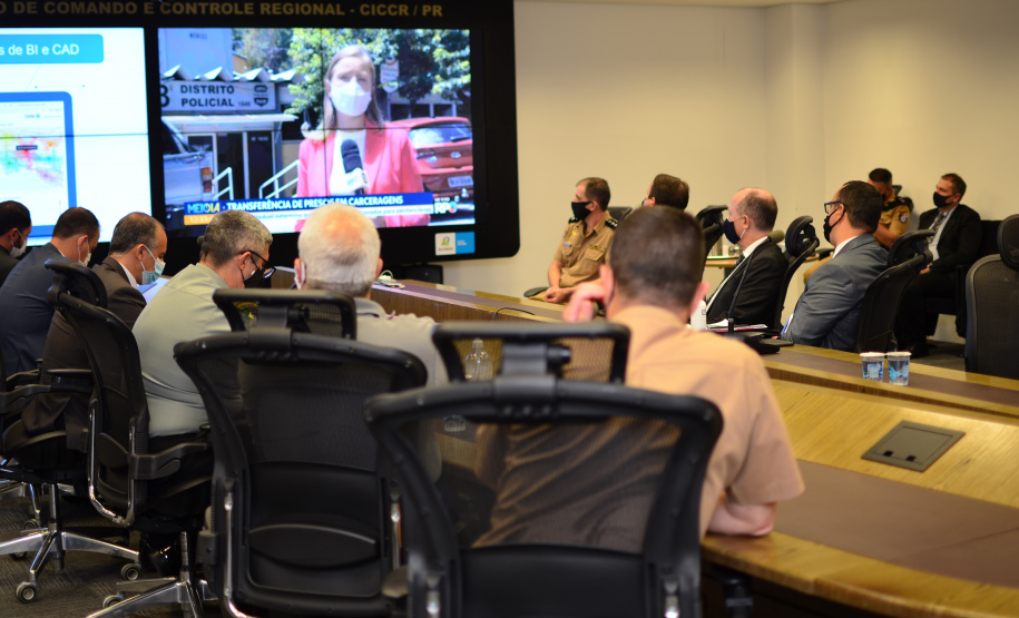 SESP apresenta sistemas de integração das forças policias durante visita da SENASP
