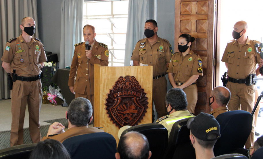 Subcomandante-Geral da PM é homenageado ao seguir para a Reserva Remunerada em Curitiba (PR)