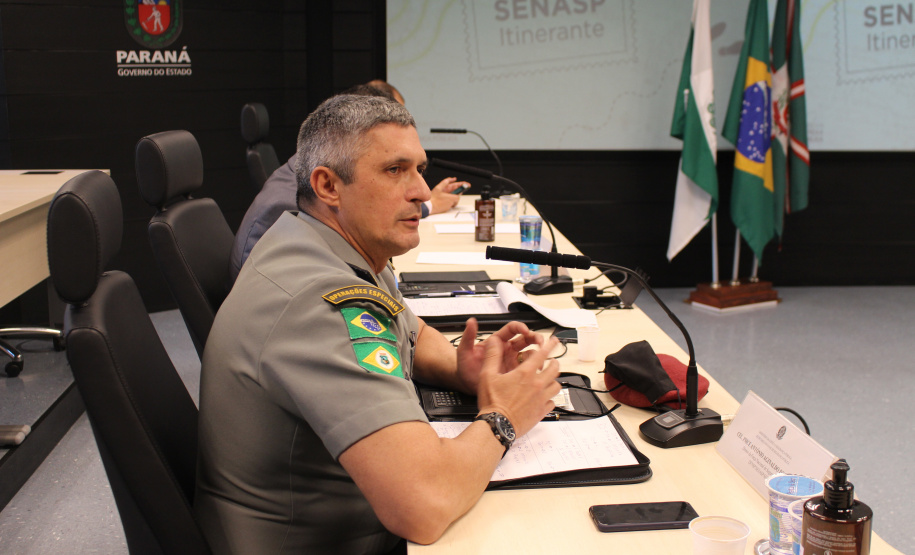 No Paraná, Senasp ouve experiências e demandas de Secretarias da Segurança Pública e polícias Militares e Civis dos estados do Sul