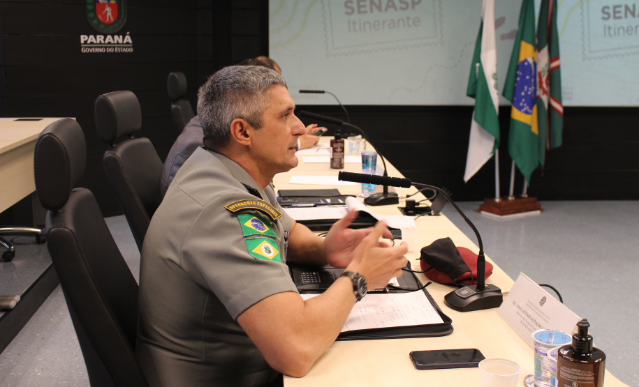 No Paraná, Senasp ouve experiências e demandas de Secretarias da Segurança Pública e polícias Militares e Civis dos estados do Sul
