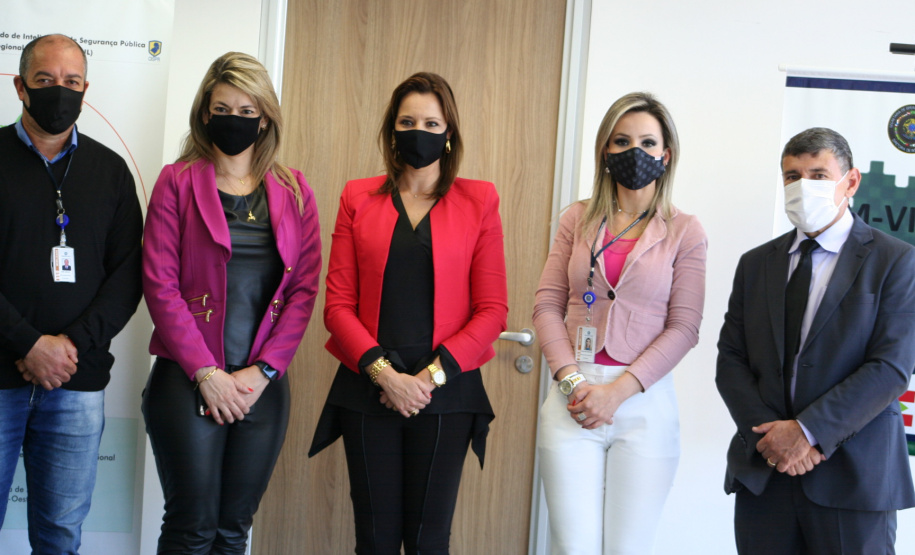 Chefe da Polícia Civil do Rio Grande do Sul visita Secretaria da Segurança Pública do Paraná em Curitiba