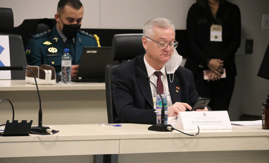 No Paraná, Senasp ouve experiências e demandas de Secretarias da Segurança Pública e polícias Militares e Civis dos estados do Sul