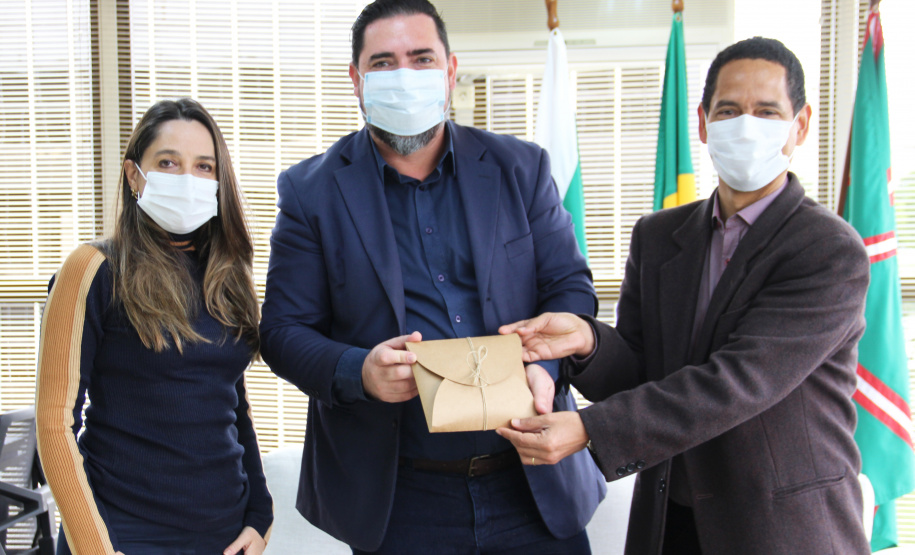 Secretário coronel Marinho recebe o diretor-geral da Seap