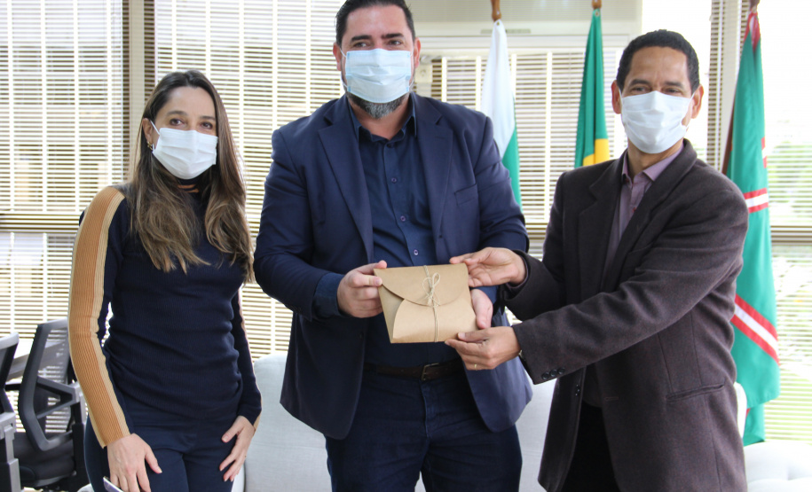 Secretário coronel Marinho recebe o diretor-geral da Seap