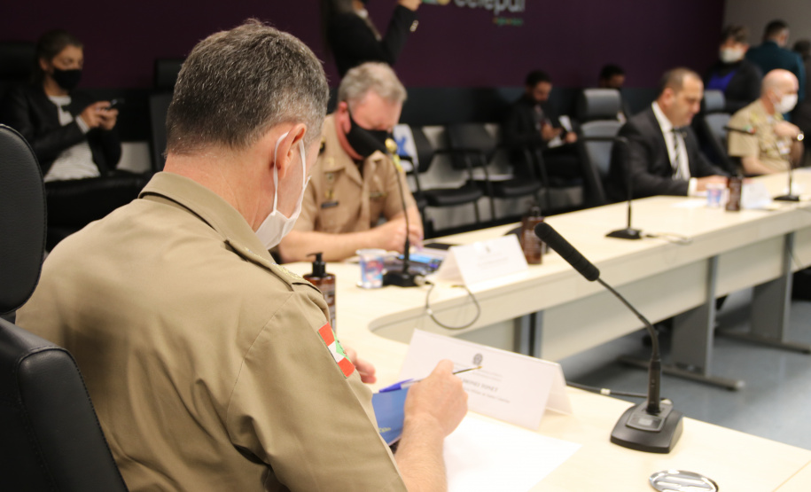 No Paraná, Senasp ouve experiências e demandas de Secretarias da Segurança Pública e polícias Militares e Civis dos estados do Sul