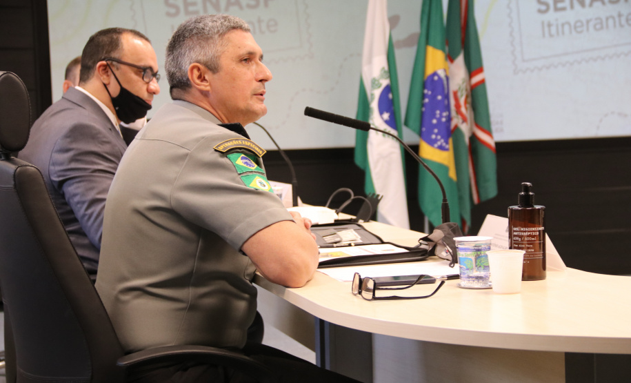 No Paraná, Senasp ouve experiências e demandas de Secretarias da Segurança Pública e polícias Militares e Civis dos estados do Sul