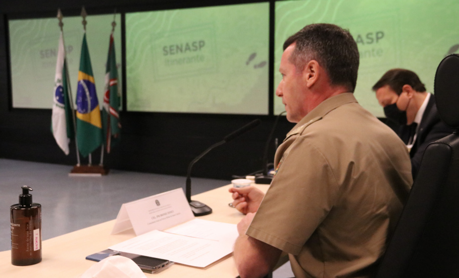 No Paraná, Senasp ouve experiências e demandas de Secretarias da Segurança Pública e polícias Militares e Civis dos estados do Sul