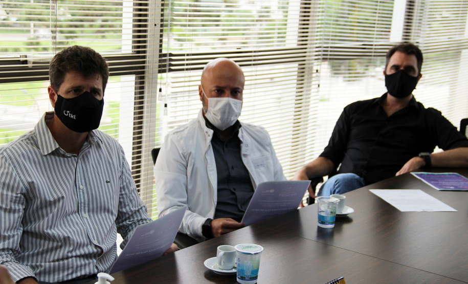 Integrantes do motoclube Próxima Parada visitam Secretaria da Segurança Pública para apoiar campanha Natal Voluntário