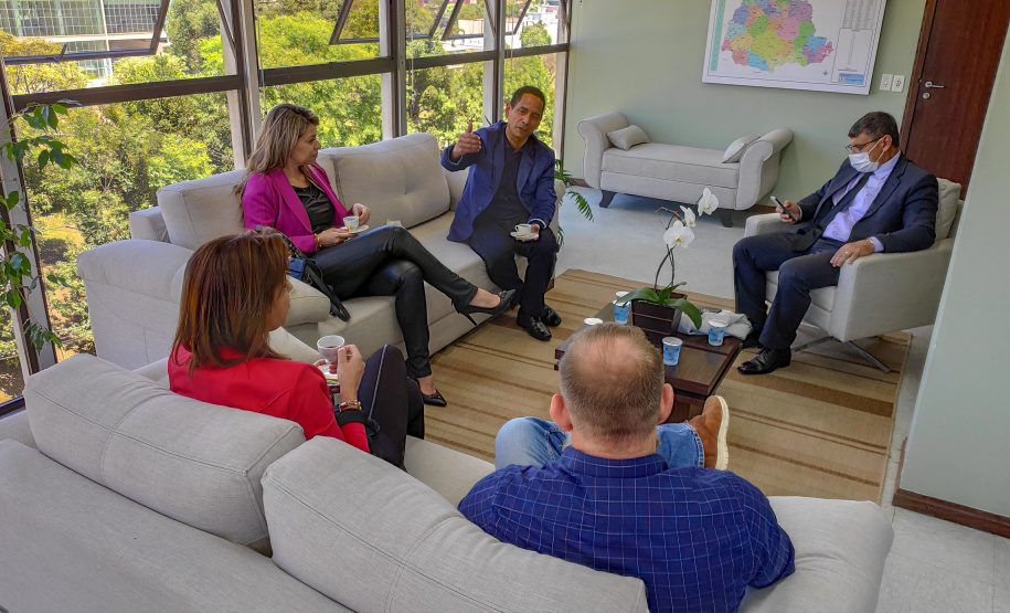 Chefe da Polícia Civil do Rio Grande do Sul visita Secretaria da Segurança Pública do Paraná em Curitiba