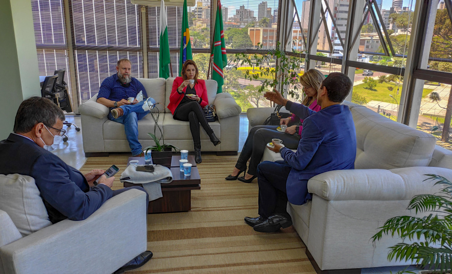 Chefe da Polícia Civil do Rio Grande do Sul visita Secretaria da Segurança Pública do Paraná em Curitiba