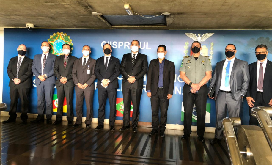 SESP apresenta sistemas de integração das forças policias durante visita da SENASP