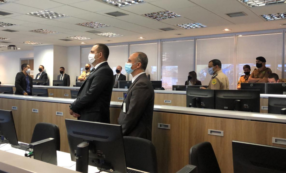 SESP apresenta sistemas de integração das forças policias durante visita da SENASP