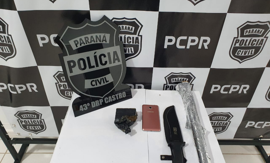 Polícia Civil prende suspeito por tráfico de drogas em Castro