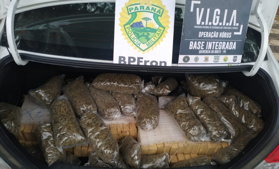 No Oeste do estado, BPFron apreende 14 quilos de Skank e 60 quilos de maconha durante a Operação Hórus