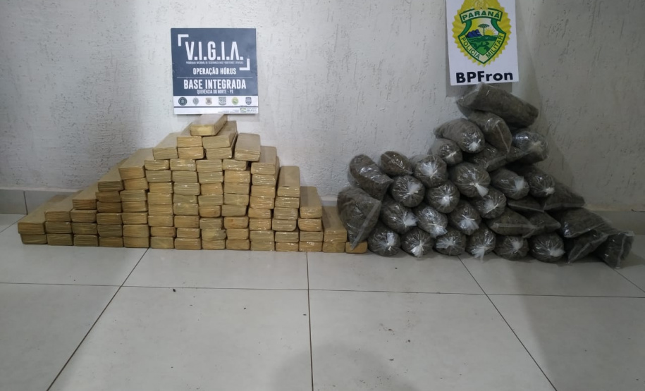 No Oeste do estado, BPFron apreende 14 quilos de Skank e 60 quilos de maconha durante a Operação Hórus