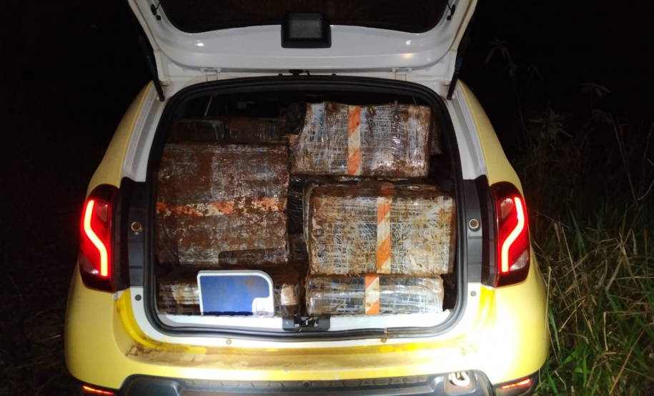 Cerca de 700 quilos de maconha são apreendidos pela PM no Oeste do estado