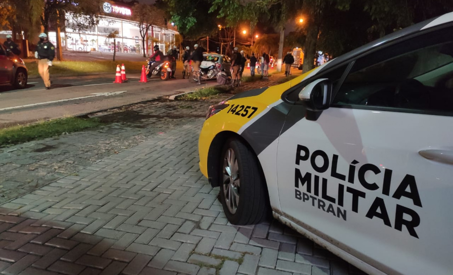 BPTran apreende 35 veículos e encaminha quatro pessoas durante operação em Curitiba