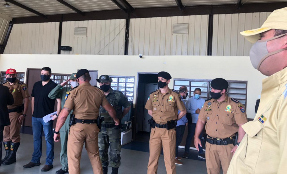 Secretário da Segurança Pública faz visita técnica em unidades da PM e Corpo de Bombeiros em Londrina