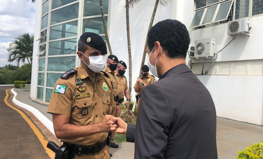 Secretário da Segurança Pública faz visita técnica em unidades da PM e Corpo de Bombeiros em Londrina