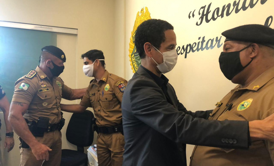 Secretário da Segurança Pública faz visita técnica em unidades da PM e Corpo de Bombeiros em Londrina