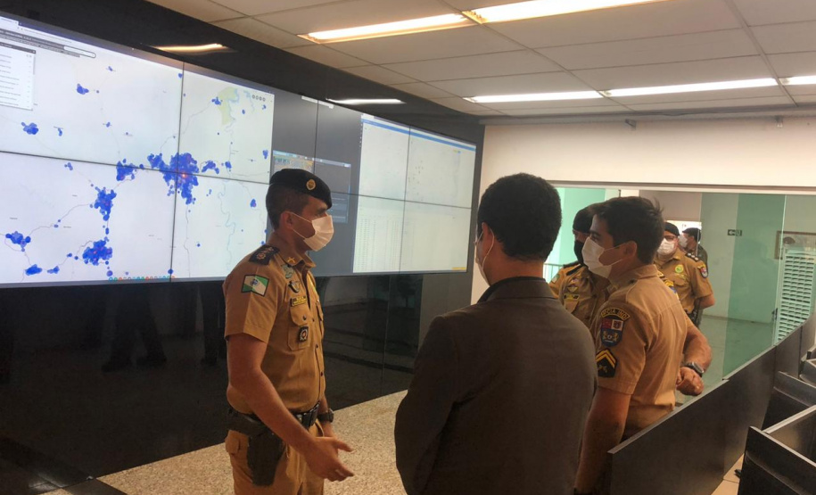 Secretário da Segurança Pública faz visita técnica em unidades da PM e Corpo de Bombeiros em Londrina