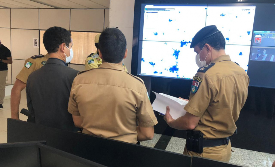 Secretário da Segurança Pública faz visita técnica em unidades da PM e Corpo de Bombeiros em Londrina