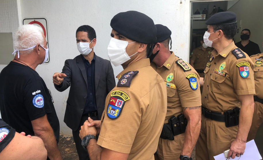 Secretário da Segurança Pública faz visita técnica em unidades da PM e Corpo de Bombeiros em Londrina