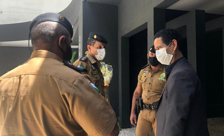 Secretário da Segurança Pública faz visita técnica em unidades da PM e Corpo de Bombeiros em Londrina