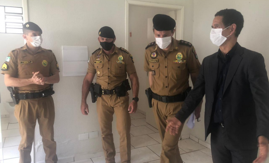 Secretário da Segurança Pública faz visita técnica em unidades da PM e Corpo de Bombeiros em Londrina