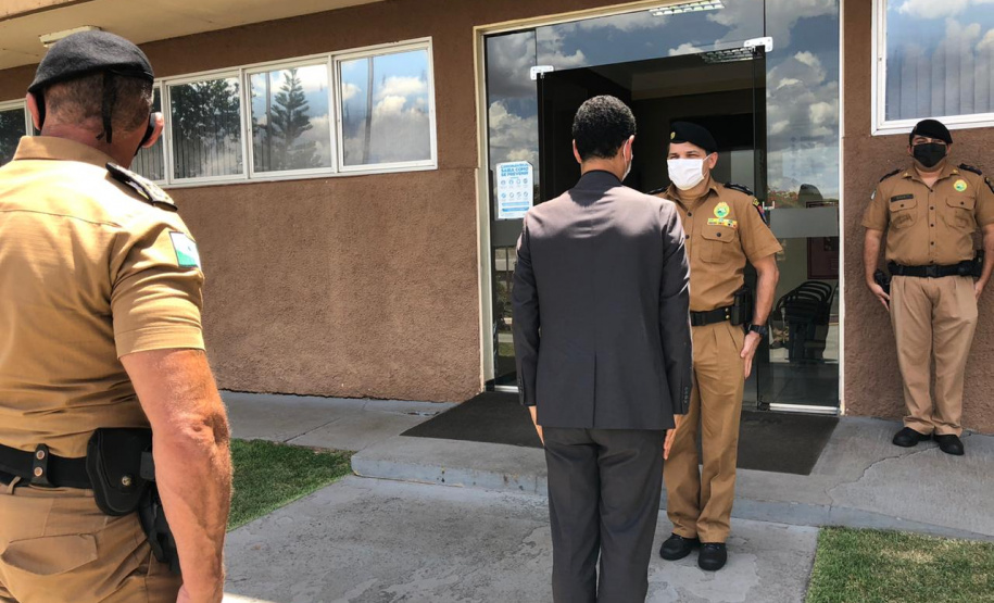 Secretário da Segurança Pública faz visita técnica em unidades da PM e Corpo de Bombeiros em Londrina