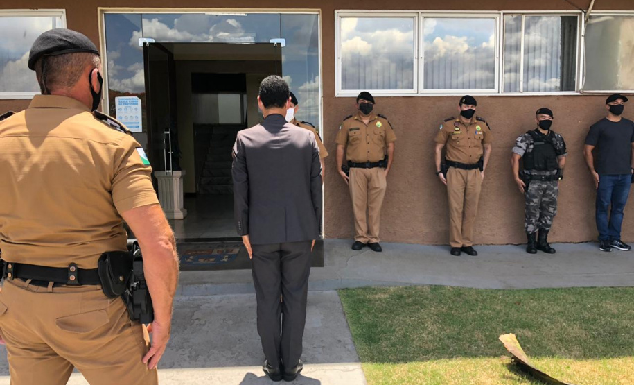 Secretário da Segurança Pública faz visita técnica em unidades da PM e Corpo de Bombeiros em Londrina