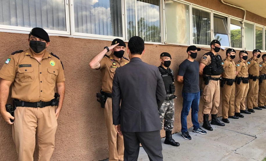 Secretário da Segurança Pública faz visita técnica em unidades da PM e Corpo de Bombeiros em Londrina