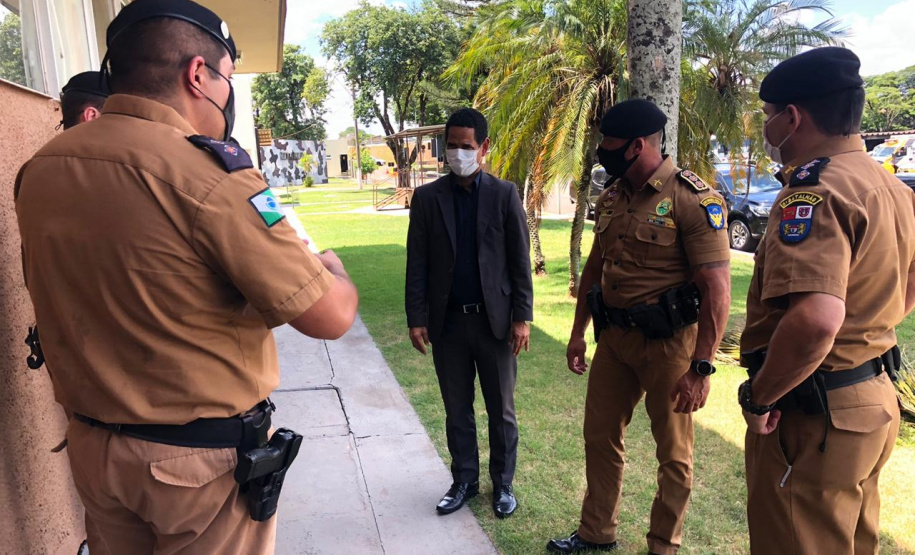 Secretário da Segurança Pública faz visita técnica em unidades da PM e Corpo de Bombeiros em Londrina