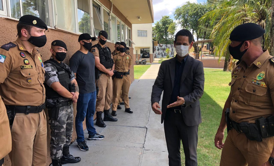 Secretário da Segurança Pública faz visita técnica em unidades da PM e Corpo de Bombeiros em Londrina