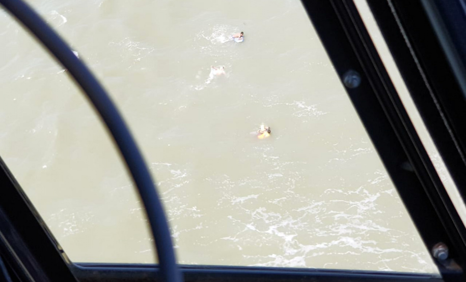 Suporte aéreo agiliza salvamentos no Litoral