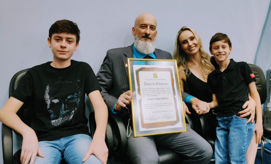 Delegado recebe título de Cidadão Honorário na cidade de Ponta Grossa