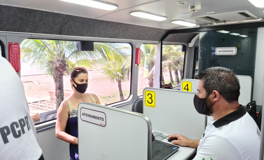 PCPR instala Delegacia Móvel na Praia Central em Guaratuba