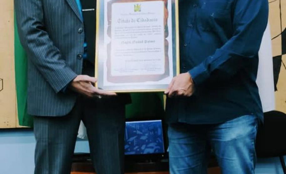 Delegado recebe título de Cidadão Honorário na cidade de Ponta Grossa