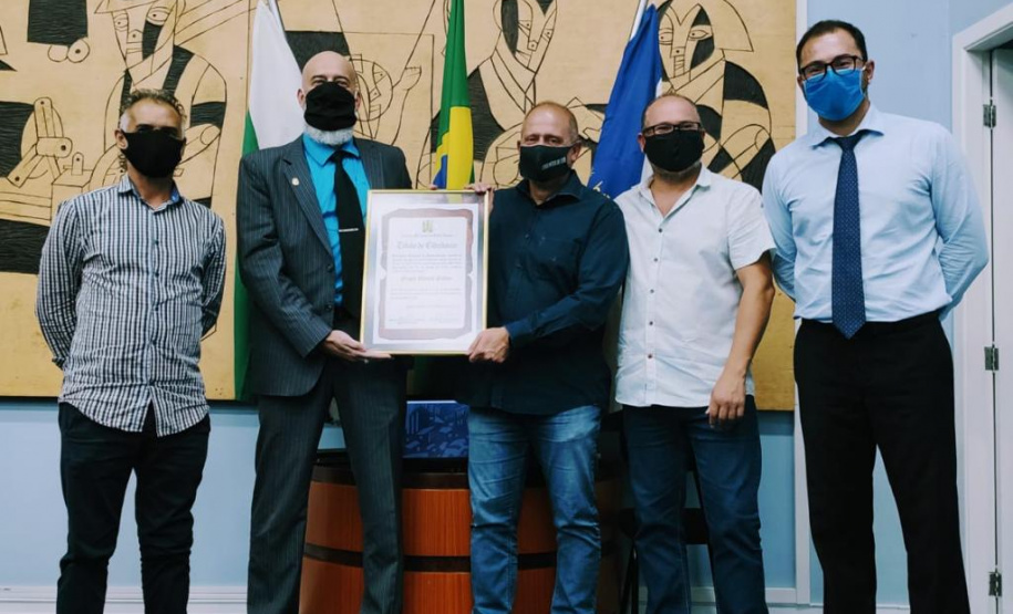 Delegado recebe título de Cidadão Honorário na cidade de Ponta Grossa