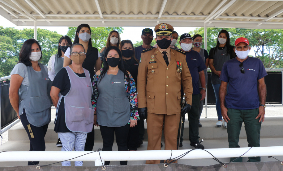 Durante solenidade, a Academia Policial Militar do Guatupê recebe novo Comandante em São José dos Pinhais, na RMC
