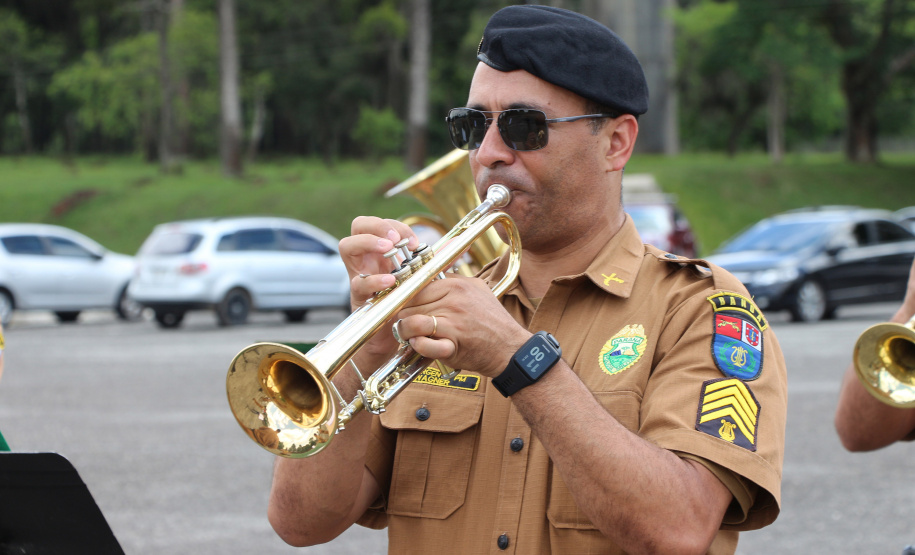 Durante solenidade, a Academia Policial Militar do Guatupê recebe novo Comandante em São José dos Pinhais, na RMC