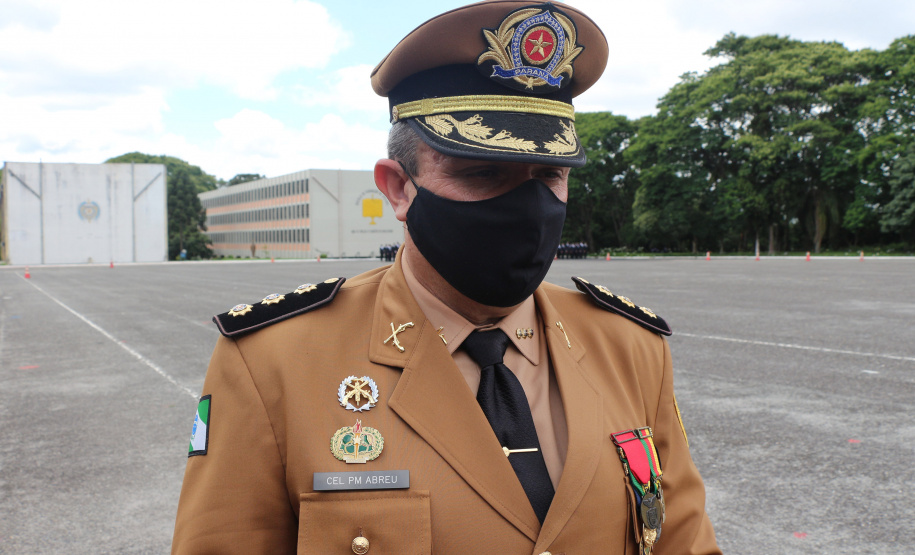 Durante solenidade, a Academia Policial Militar do Guatupê recebe novo Comandante em São José dos Pinhais, na RMC