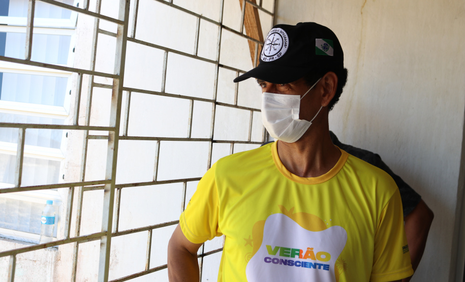 Litoral do PR recebe visita do coordenador Estadual do Verão Consciente no primeiro dia de operação